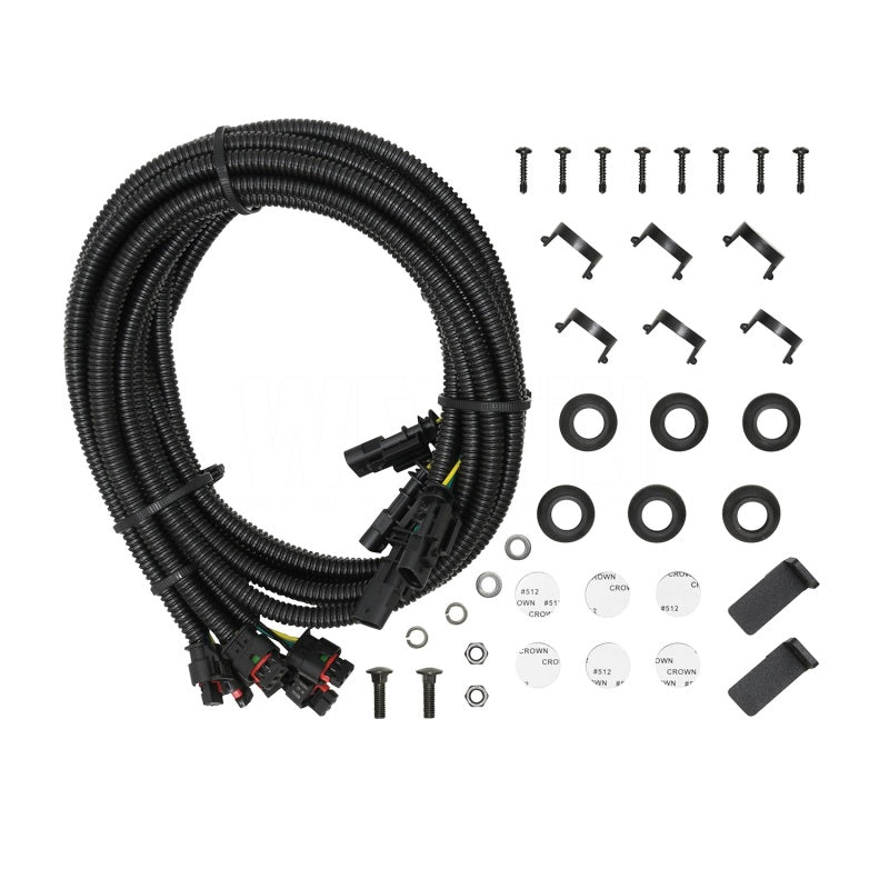 Westin 19-20 Chevy Silverado HDX Bandit Bumper Sensor Kit - Black Westin
