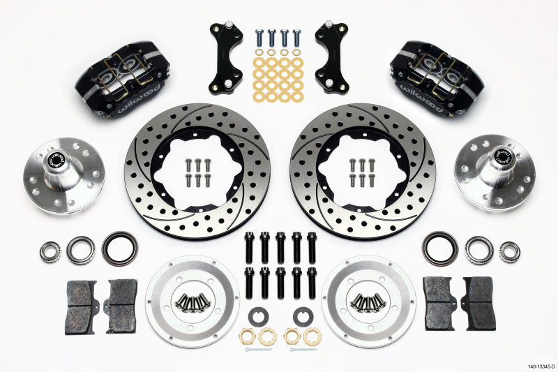 Wilwood Dynapro Dust-Boot Front Kit 11.00in Drilled WWE ProSpindle Wilwood