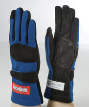 Load image into Gallery viewer, RaceQuip Blue 2-Layer SFI-5 Glove - Small