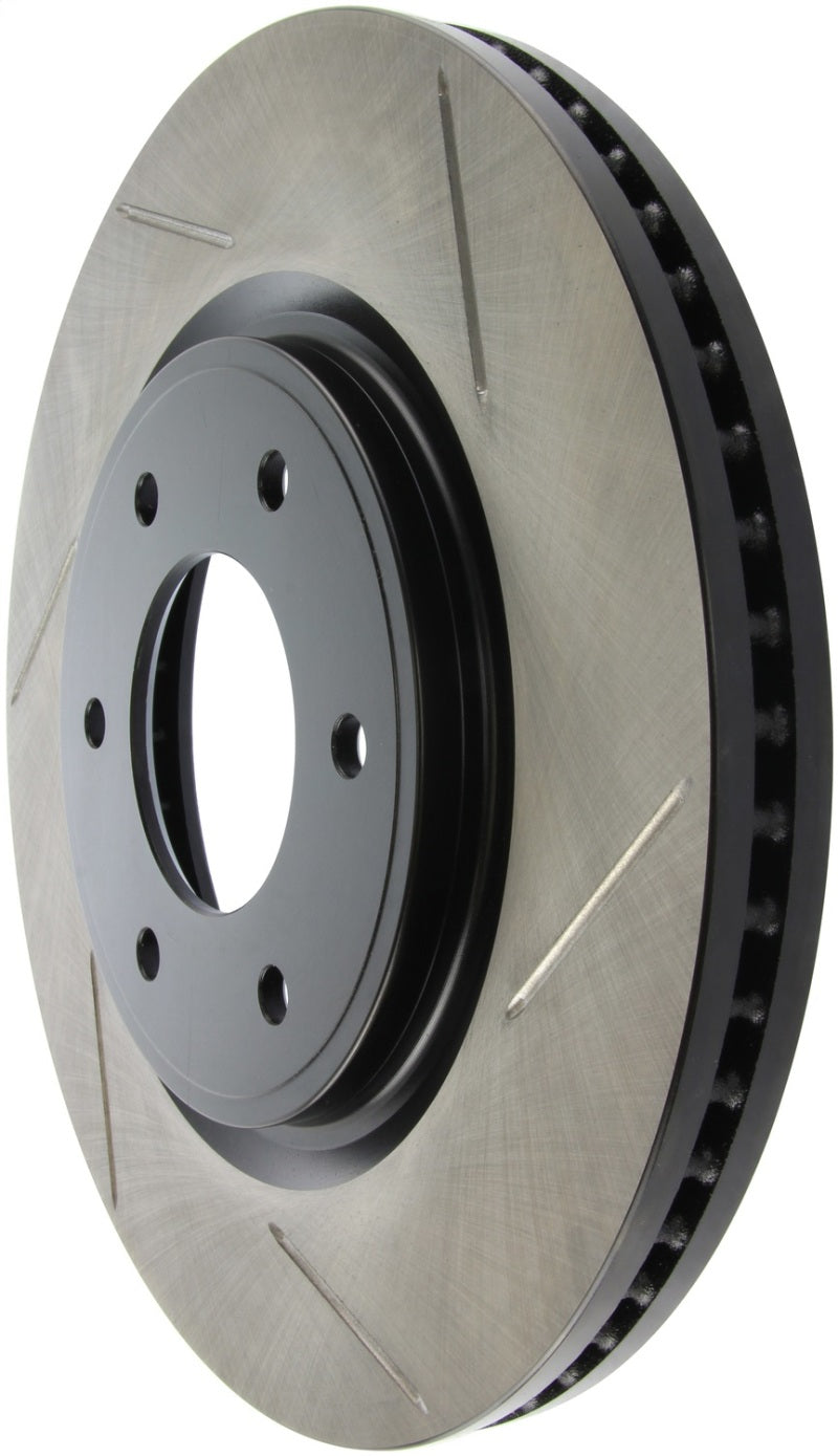 StopTech Power Slot 08-09 Infiniti QX4/QX56 / 07-09 Nissan Armada Left Front Slotted Rotor Stoptech