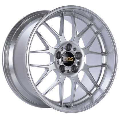 BBS RG-R 19x9.5 5x114.3 ET22 Sport Silver Polished Lip Wheel -82mm PFS/Clip Required BBS