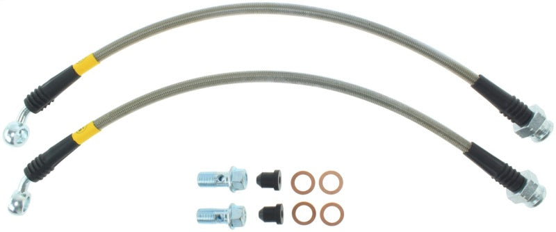 StopTech Stainless Steel Brake Line Kit - Rear - eliteracefab.com