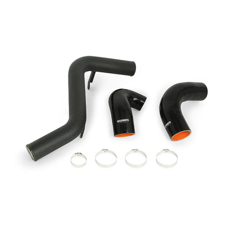 Mishimoto 2013+ Ford Focus ST Hot Side Intercooler Pipe Kit - Wrinkle Black - eliteracefab.com