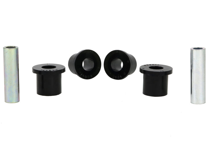 Whiteline Plus 97-05 Nissan Frontier D22 2WD Rear Spring Eye and Shackle Bushing Whiteline