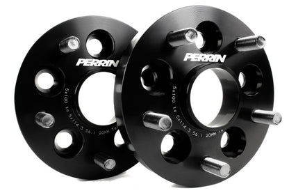 Perrin Wheel Adapter 20mm Bolt-On Type 5x100 to 5x114.3 w/ 56mm Hub (Set of 2) - eliteracefab.com