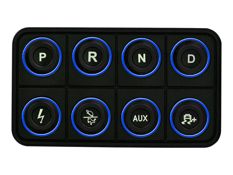 AEM EV 8 Button Keypad CAN Based Programmable Backlighting - eliteracefab.com