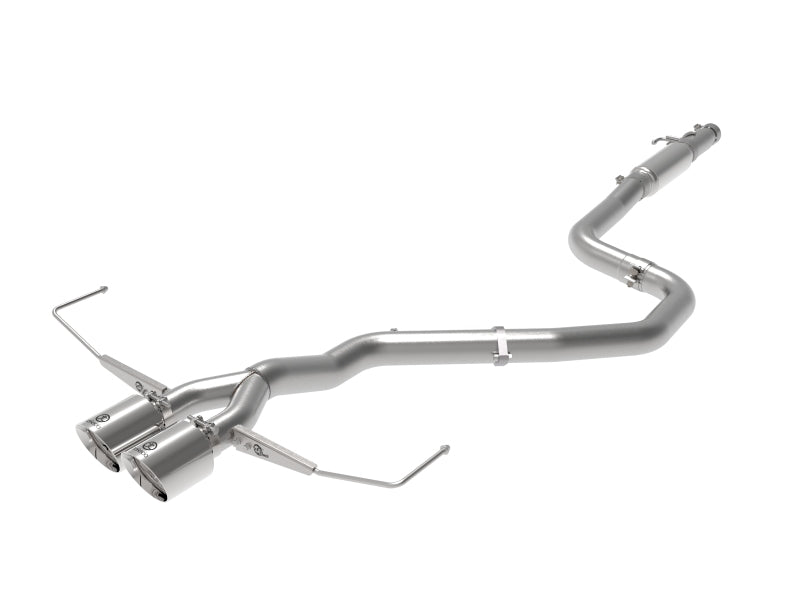 aFe Takeda Exhaust Cat-Back 19-20 Hyundai Veloster 304SS Polished Dual Tips Exhaust aFe