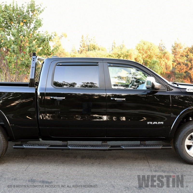 Westin 19-21 Ram 1500 Crew Cab R5 M-Series Wheel-to-Wheel Nerf Step Bars - Black - eliteracefab.com