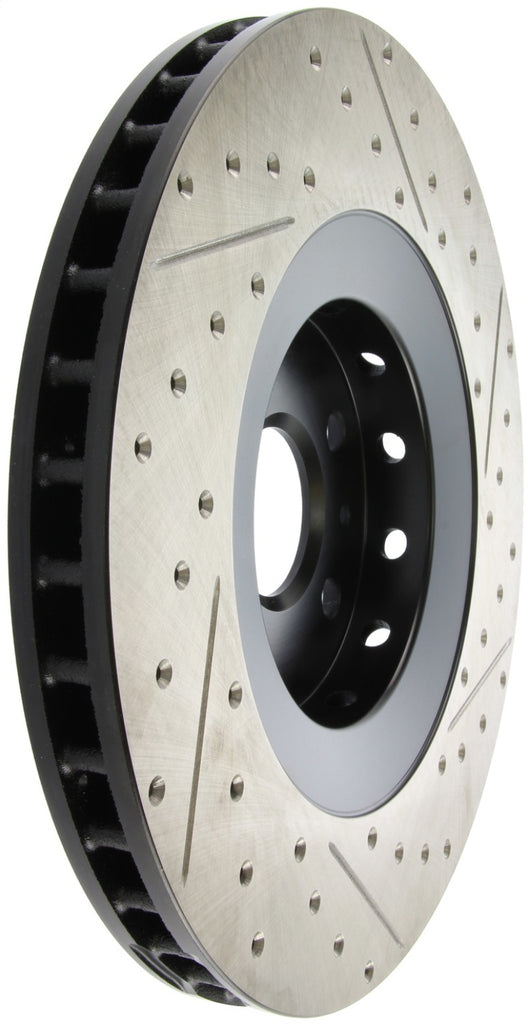 StopTech Drilled & Slotted Right Sport Brake Rotor for 2009 Cadillac CTS-V - eliteracefab.com