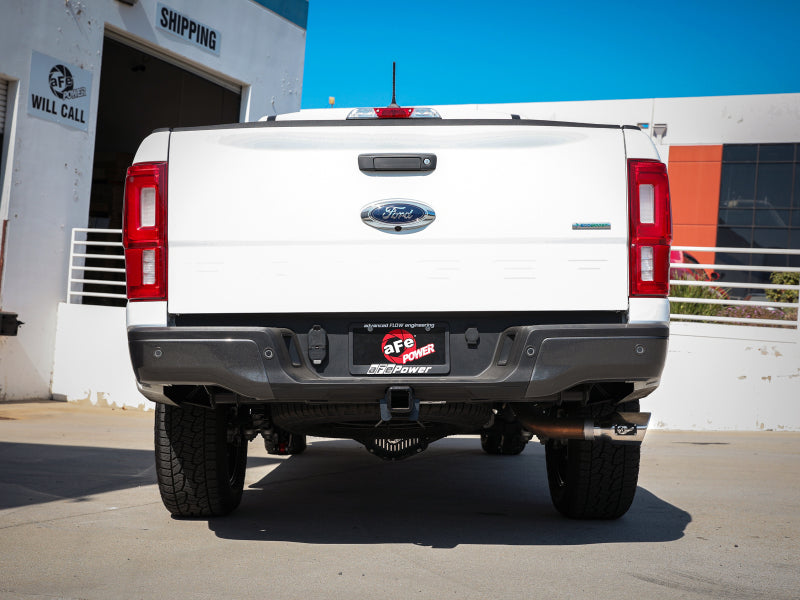 aFe Apollo GT Series 3in 409 SS Axle-Back Exhaust 2019 Ford Ranger 2.3L w/ Polished Tips aFe