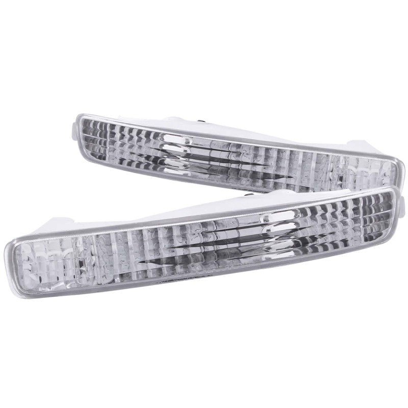 ANZO USA Honda Accord Euro Parking Lights Chrome; 1996-1997 - eliteracefab.com