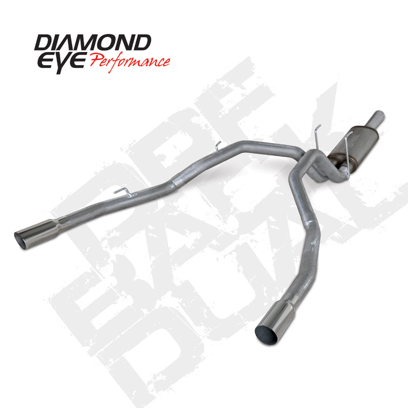 Diamond Eye KIT 3in DPF-BACK DUAL SS: DODGE 1500 2014 DIESEL Diamond Eye Performance