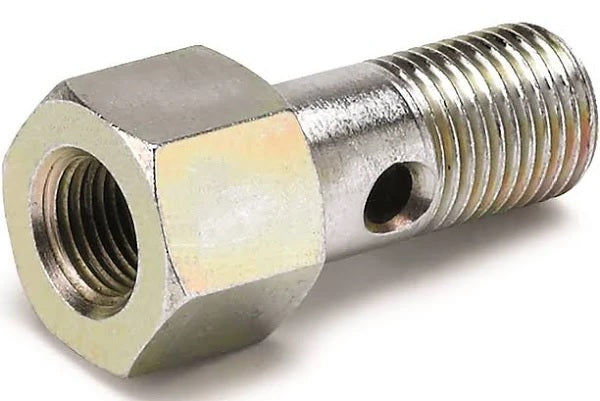 AutoMeter FITTING; ADAPTER; 12MM BANJO BOLT TO 1/8in. NPTF FEMALE; FUEL PRESSURE - eliteracefab.com