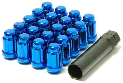 WHEEL MATE MUTEKI CLOSED END LUG NUTS – BLUE 12×1.25 - eliteracefab.com