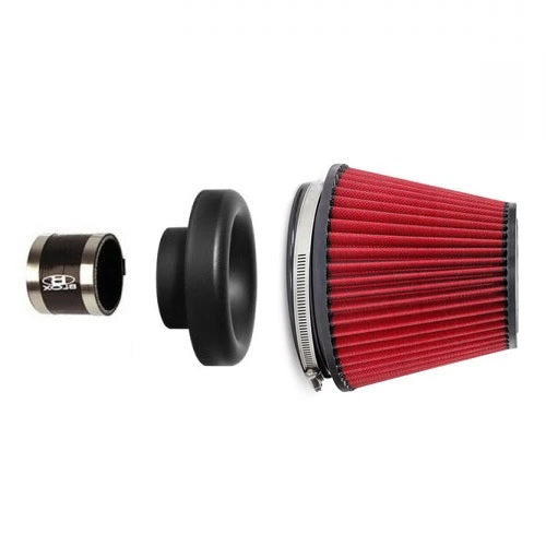 PERFORMANCE AIR FILTER KIT - 7" FILTER - 3.5" - Black - eliteracefab.com