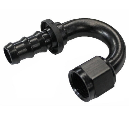 Fragola Performance Systems 218006-BL 8000 Series Push-Lite Race Hose End - 180 Degree Fragola