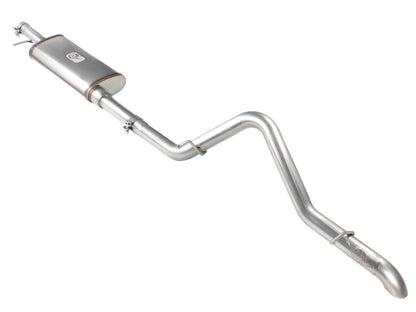 aFe MACHForce XP Exhaust Cat-Back 3in SS-409 Hi-Tuck inRBin 12-14 Jeep Wrangler Unlimited V6 4Dr aFe