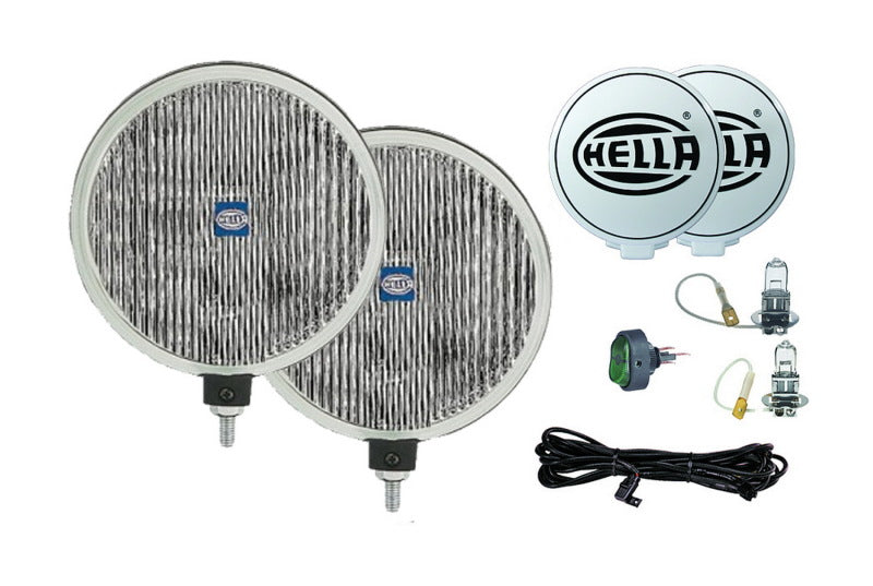 Hella 500 Series 12V H3 Fog Lamp Kit - eliteracefab.com