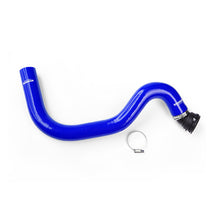 Load image into Gallery viewer, Mishimoto 15+ Ford Mustang GT Blue Silicone Upper Radiator Hose - eliteracefab.com