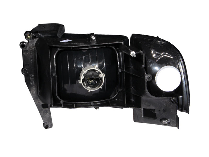 ANZO USA Dodge Ram W/O Sport Package Crystal Headlights Black; 1994-2001 - eliteracefab.com