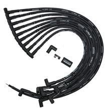 Load image into Gallery viewer, Moroso Chevrolet Big Block (w/Jesel) Ignition Wire Set - Ultra 40 - Sleeved - 90 Degree - Black