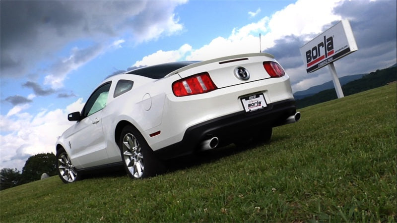 Borla 11-14 Ford Mustang 3.7L 6cyl Aggressive ATAK Exhaust (rear section only) - eliteracefab.com