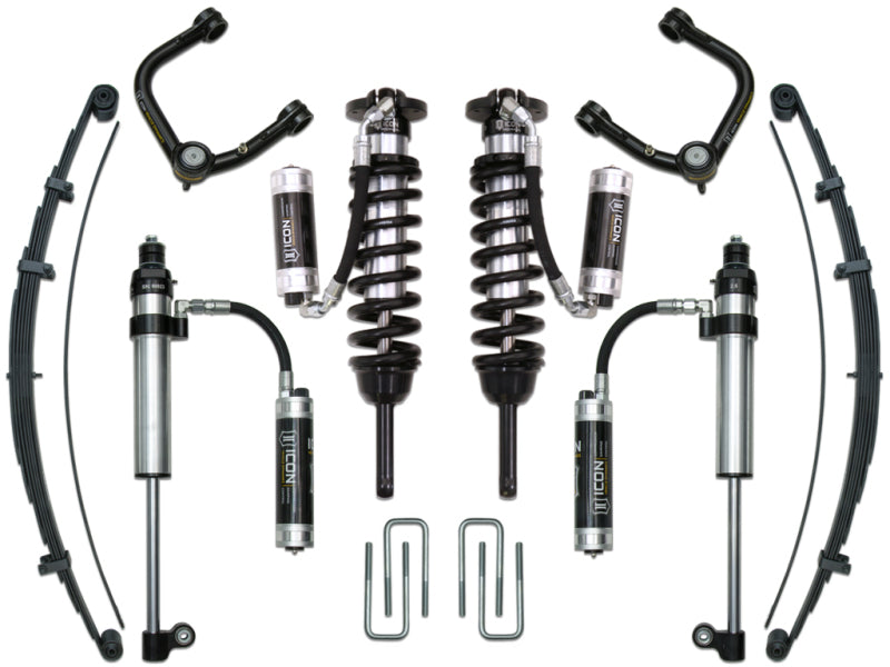 ICON 05-15 Toyota Tacoma 0-3.5in/16-17 Toyota Tacoma 0-2.75in Stg 9 Suspension System w/Tubular Uca - eliteracefab.com