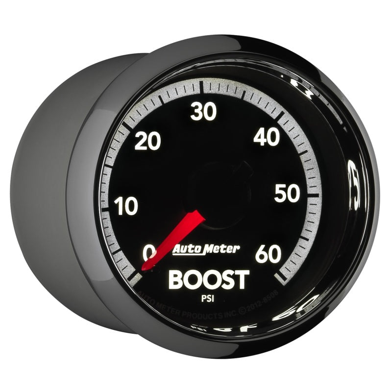 AutoMeter GAUGE; BOOST; 2 1/16in.; 60PSI; MECHANICAL; RAM GEN 4 FACTORY MATCH Ram - eliteracefab.com