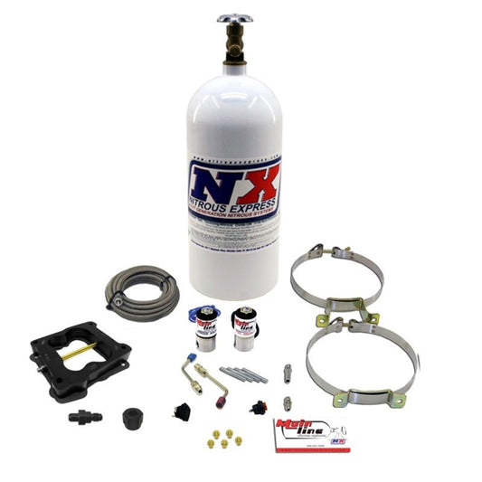 Nitrous Express Mainline Q-Jet Carb System w/ 10 lb Bottle - ML1002