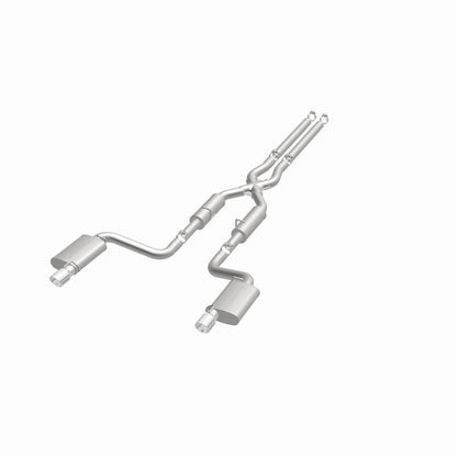 MagnaFlow 11-12 Dodge Charger SRT-8 Hemi Dual Split Rear Exit Stainless Cat-Back Performance Exhaust Magnaflow