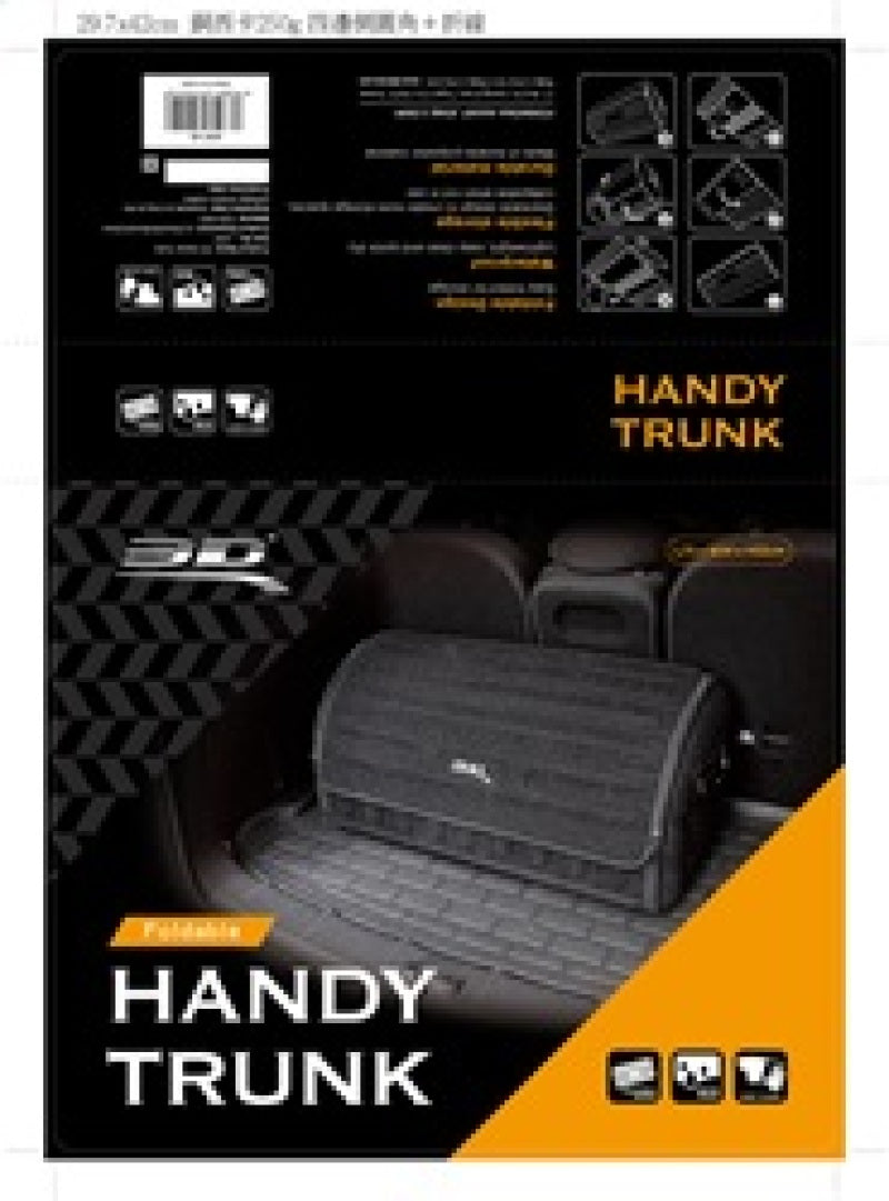 3D MAXpider 9398-09 27.5in x 12in x 12.5in 3D Handy Trunk Carbon Fiber - Black 3D MAXpider