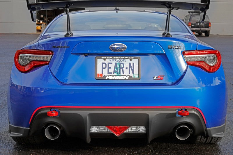 Perrin Subaru BRZ/Scion FR-S/Toyota 86 Tow Hook Kit (Rear) - Red - eliteracefab.com