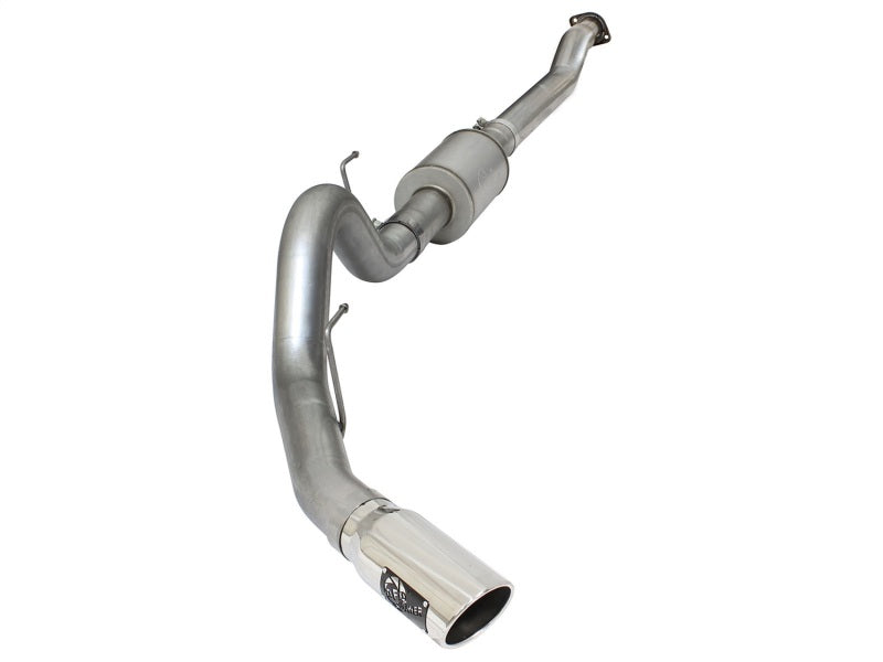 aFe Atlas Exhausts 4in Cat-Back Aluminized Steel Exhaust 2015 Ford F-150 V6 3.5L (tt) Polished Tip - eliteracefab.com