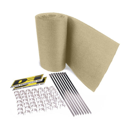 DEI Exhaust Wrap Kit - 4 and 6 Cylinder - Speed Sleeves - Tan DEI