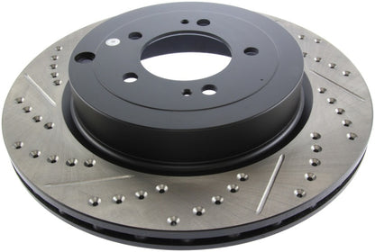 StopTech Slotted & Drilled Sport Brake Rotor - eliteracefab.com