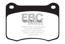 Load image into Gallery viewer, EBC 08+ Lexus IS-F 5.0 Yellowstuff Rear Brake Pads - eliteracefab.com