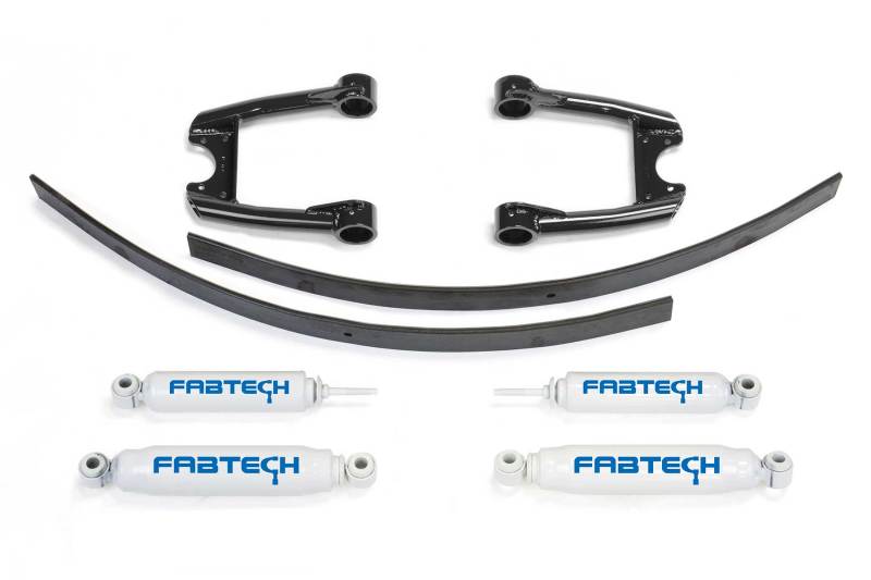 Fabtech 84-95 Toyota Pickup 2WD 5 Lug 3.5in Perf. System w/Perf. Shocks - eliteracefab.com