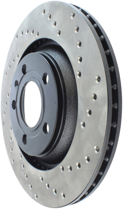 StopTech 04-09 Audi S4 Rear Left Drilled Rotor Stoptech