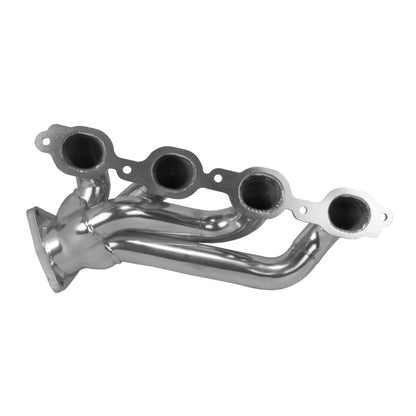 BBK 14-18 GM Truck 5.3/6.2 1 3/4in Shorty Tuned Length Headers - Polished Silver Ceramic BBK