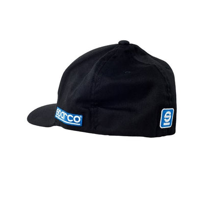 Sparco Cap S Icon Black Lrg/Xlrg - eliteracefab.com