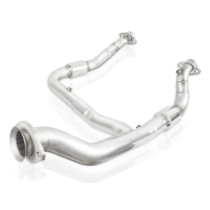 STAINLESS WORKS 15-21 F-150 3.5L Downpipe 3in High-Flow Cats Y-Pipe Factory Connection - eliteracefab.com