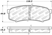 Load image into Gallery viewer, STOPTECH PERFORMANCE 96-09 LEXUS GX 470/LX 450/LX 470/LX 570 REAR BRAKE PADS, 309.06060 - eliteracefab.com