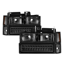 Load image into Gallery viewer, Xtune 92-94 Blazer Full Size Corner/LED Bumper Headlights Smoke HD-JH-CCK88-LED-AM-SM-SET - eliteracefab.com