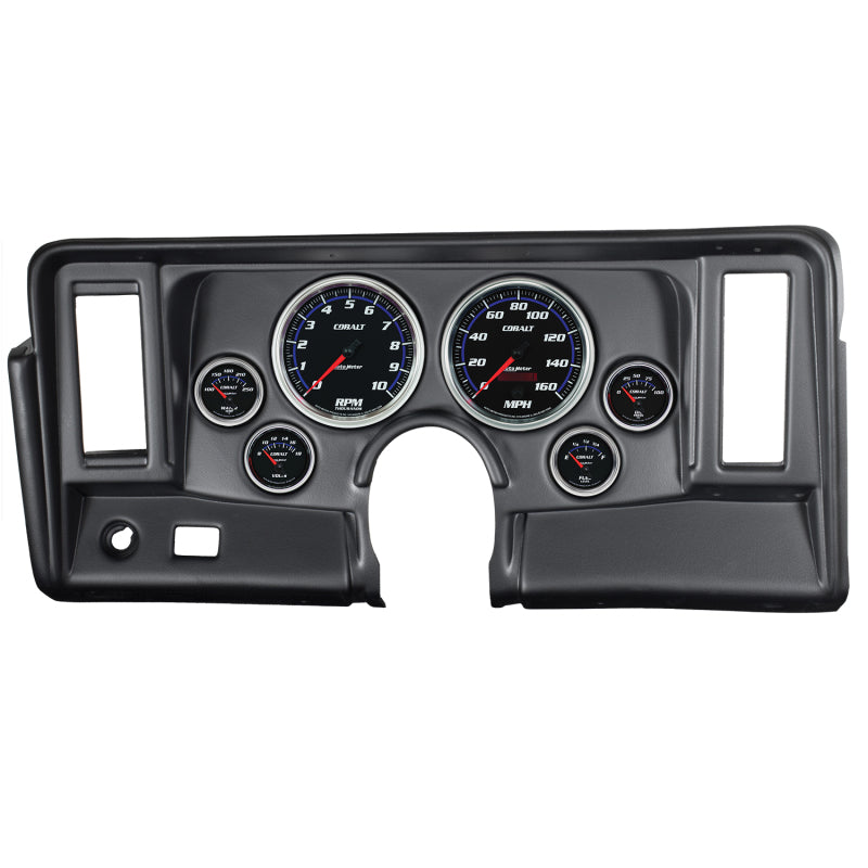 Autometer Cobalt 69-76 Nova Dash Kit 6pc Tach / MPH / Fuel / Oil / WTMP / Volt 7024-CB