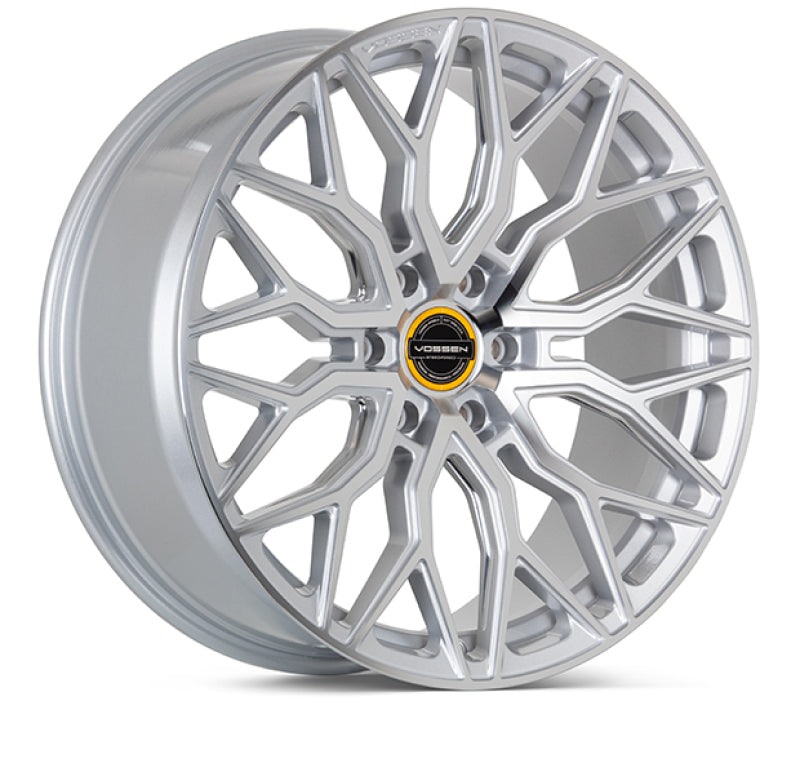 Vossen HF6-3 22x9.5 / 6x139.7 / ET20 / Deep Face / 106.1 - Silver Polished - eliteracefab.com