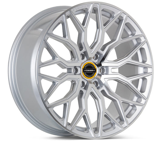 Vossen HF6-3 24x10 / 6x135 / ET25 / Deep Face / 87.1 - Silver Polished Wheel Vossen