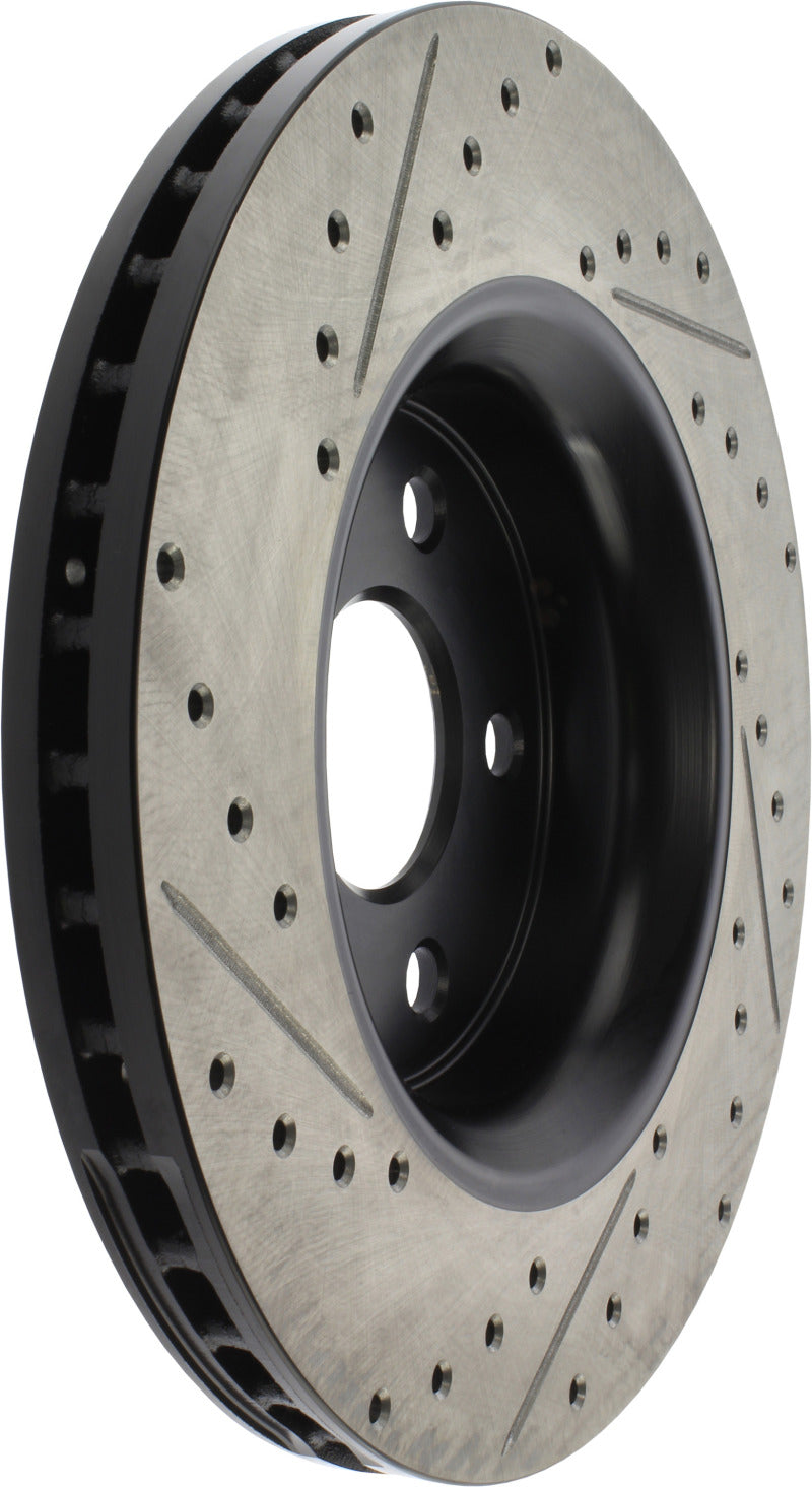 StopTech 11-12 Dodge Durango Sport Drilled & Slotted Front Passenger-Side Brake Rotor Stoptech
