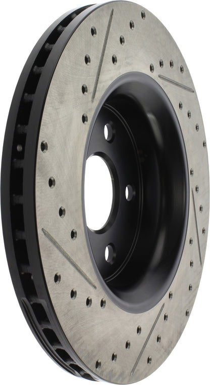StopTech 11-12 Dodge Durango Sport Drilled & Slotted Front Passenger-Side Brake Rotor Stoptech
