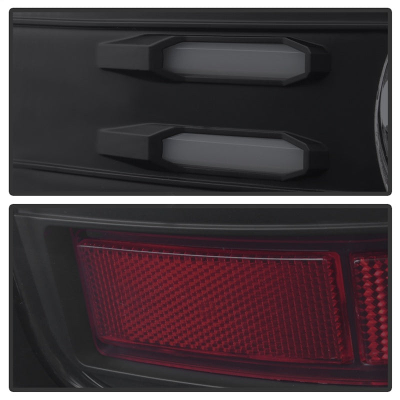Spyder Chevy Silverado 16-17 Light Bar LED Tail Lights - Black Smoke ALT-YD-CS16-LED-BSM - eliteracefab.com