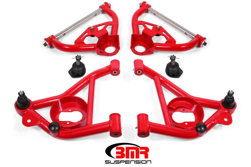 BMR 78-87 G-Body Upper And Lower A-Arm Kit - Red - eliteracefab.com